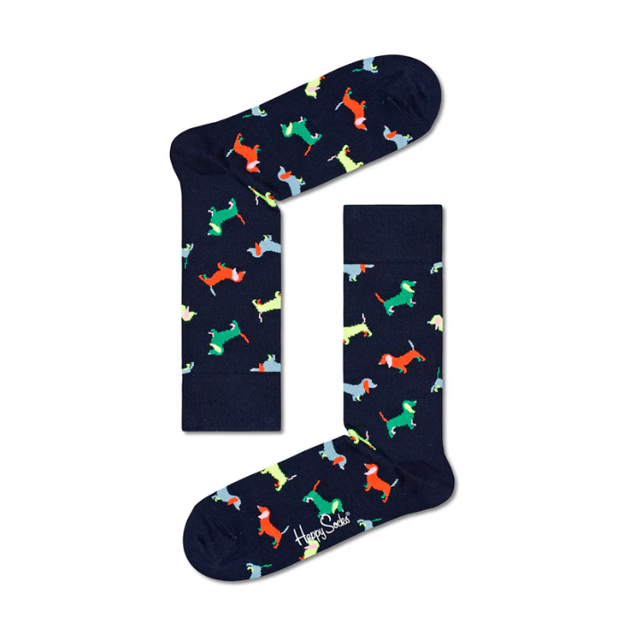 HAPPY SOCKS Puppy Love Socks black
