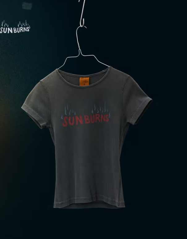 NUDIE JEANS CO Eve Sunburns T-Shirt black