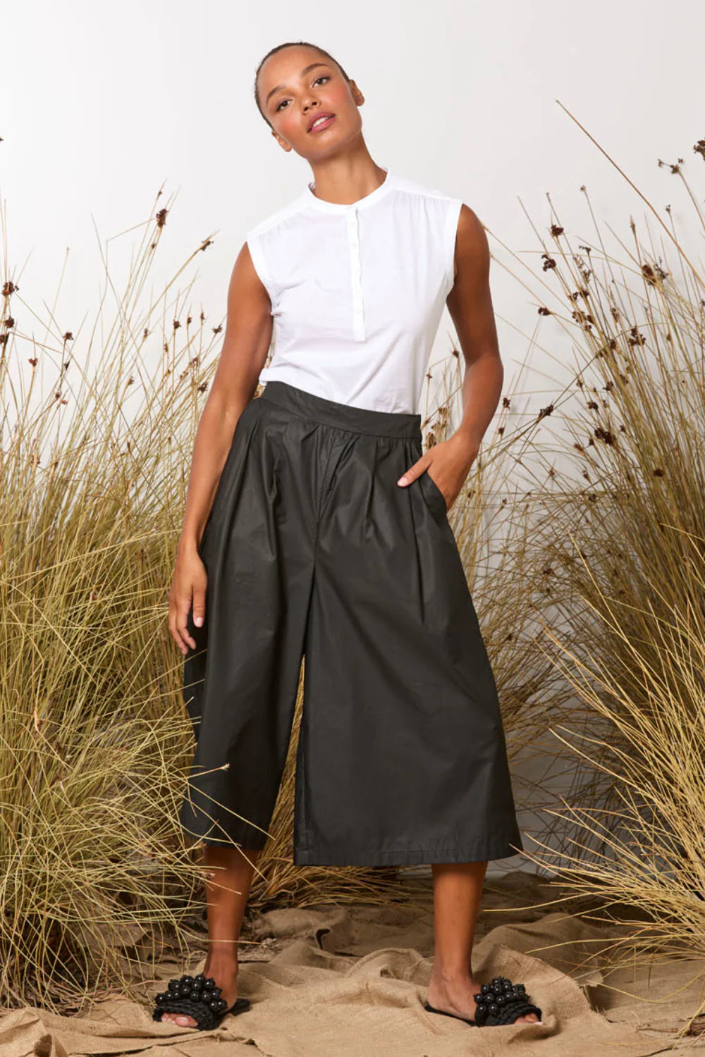 M.A. DAINTY Stingray Top white