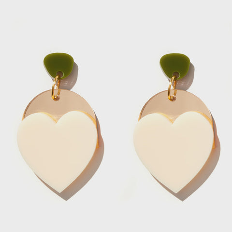 EMELDO DESIGN Just Love Me olive green gold cream