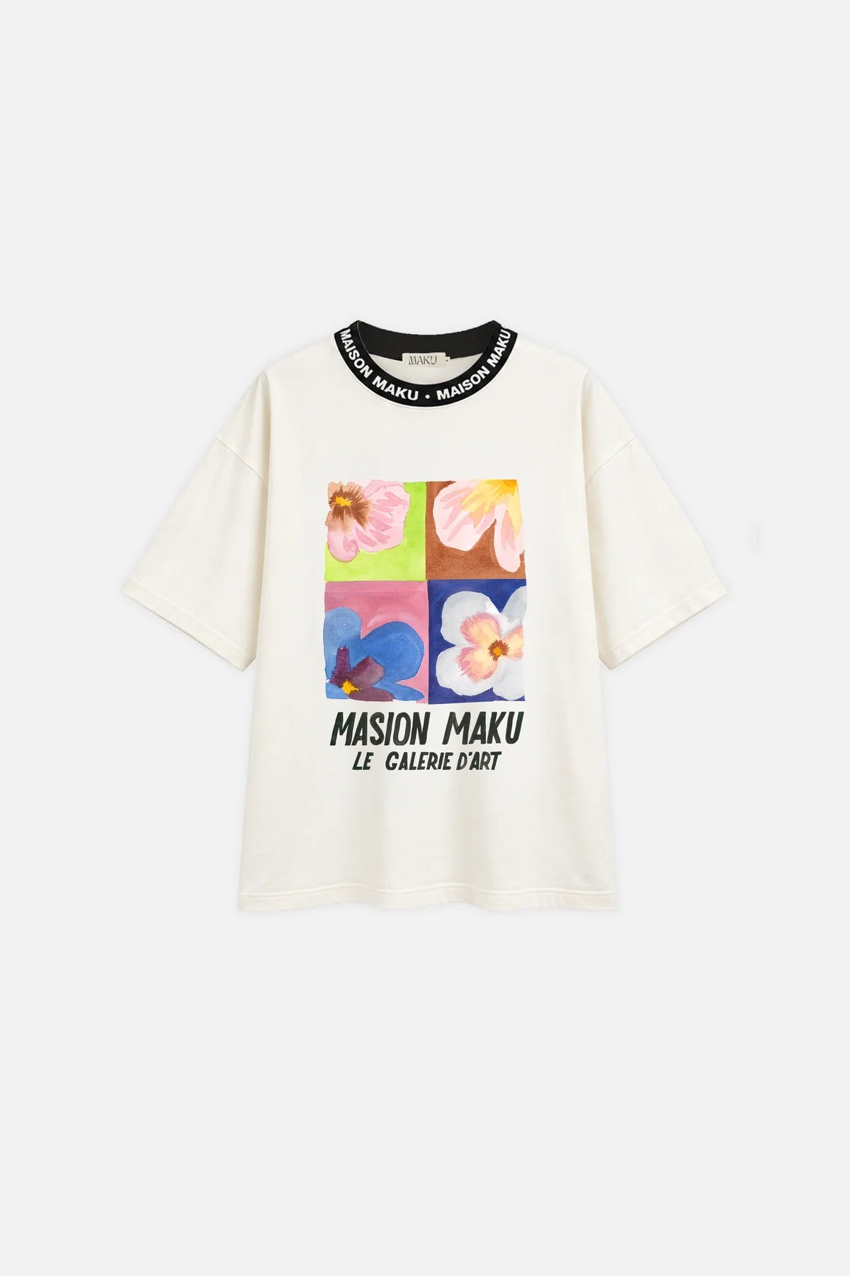 MAKU Gallerie Oversized Tee ecru