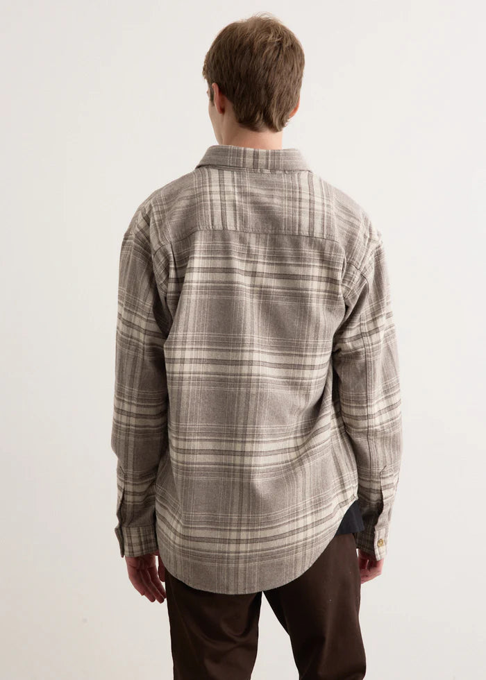 NN07 Adwin Overshirt brown check