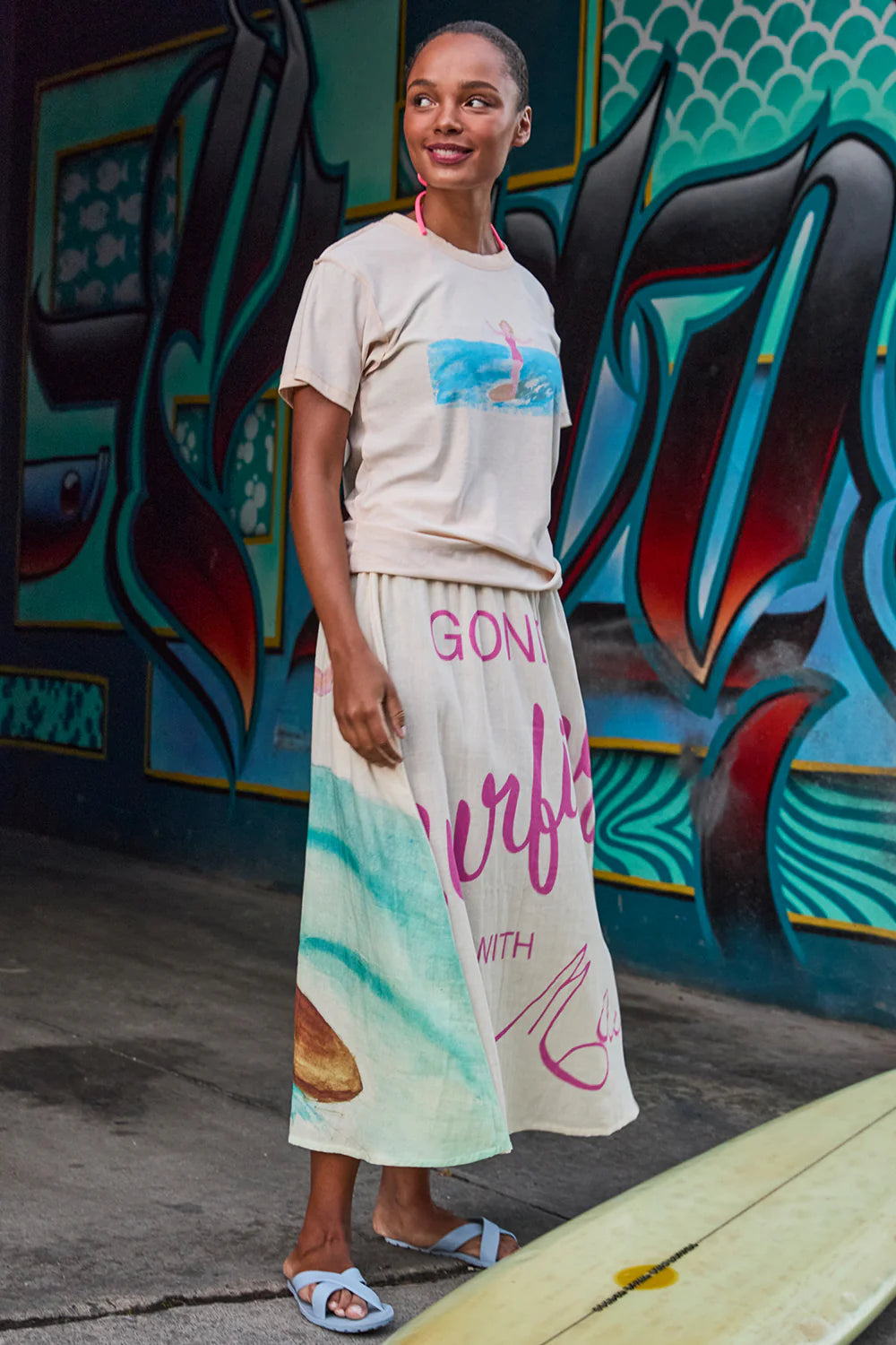 CIRCULAR by MAUD ALICE DAINTY Reflections Top surfer chick