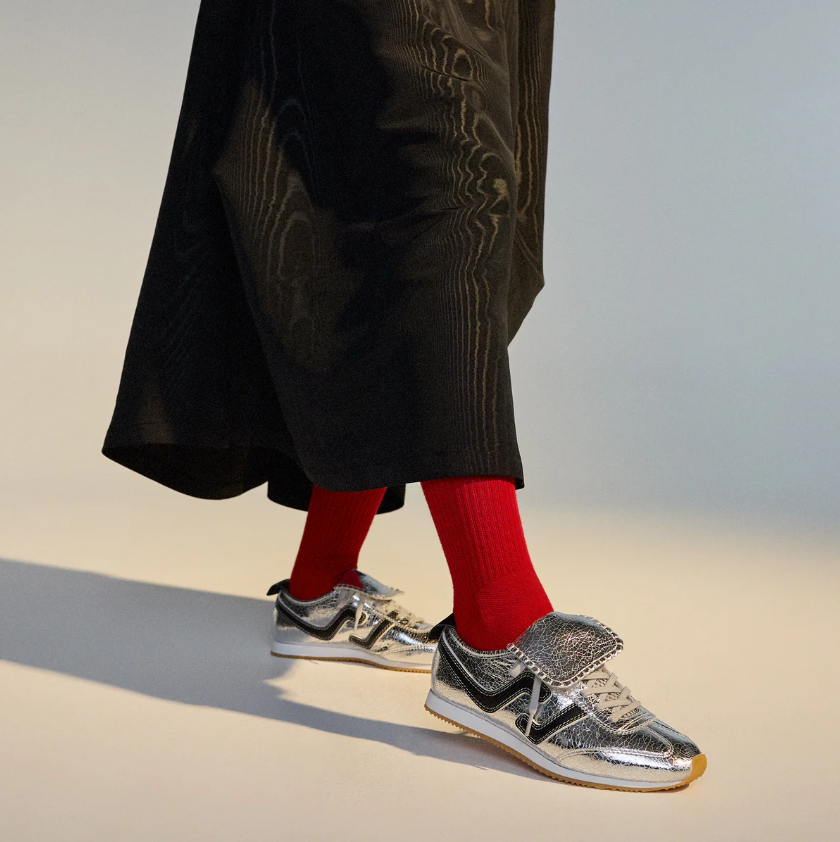 ROLLIE Shift Silver Sneakers chrome/black