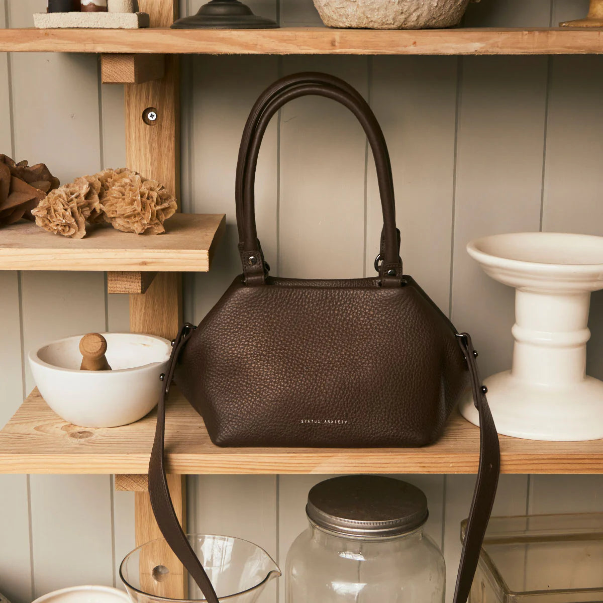 STATUS ANXIETY Astral Bag cocoa