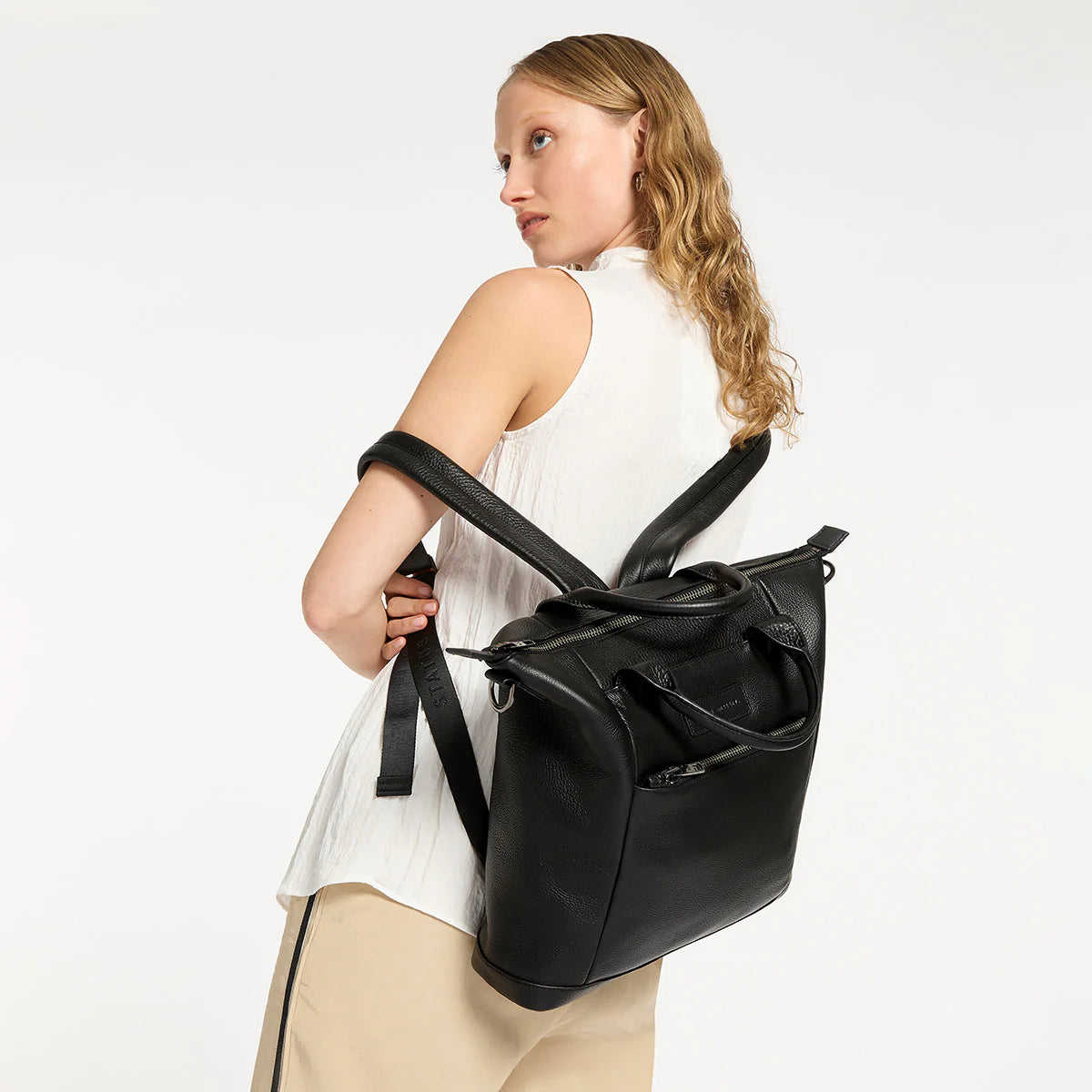 STATUS ANXIETY Mini Waves Bag black