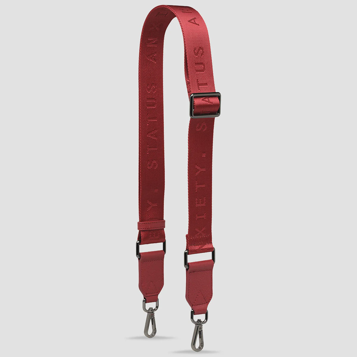STATUS ANXIETY Webbed Strap Medium rouge