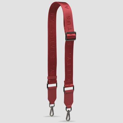 STATUS ANXIETY Webbed Strap Medium rouge