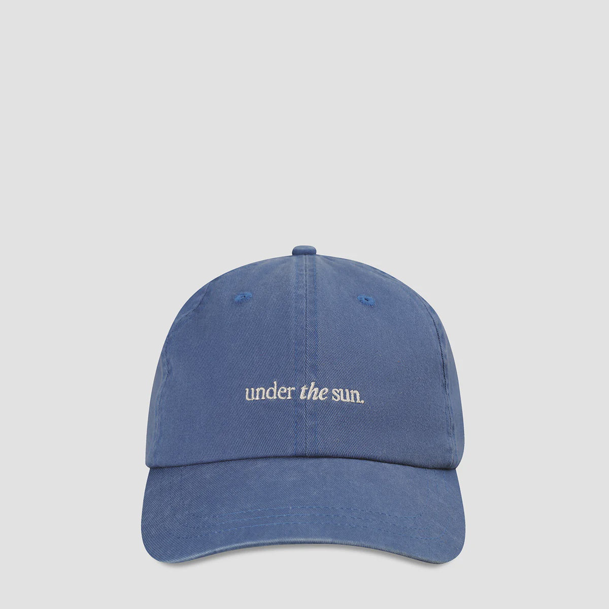 STATUS ANXIETY Under The Sun LOGO Cap french blue