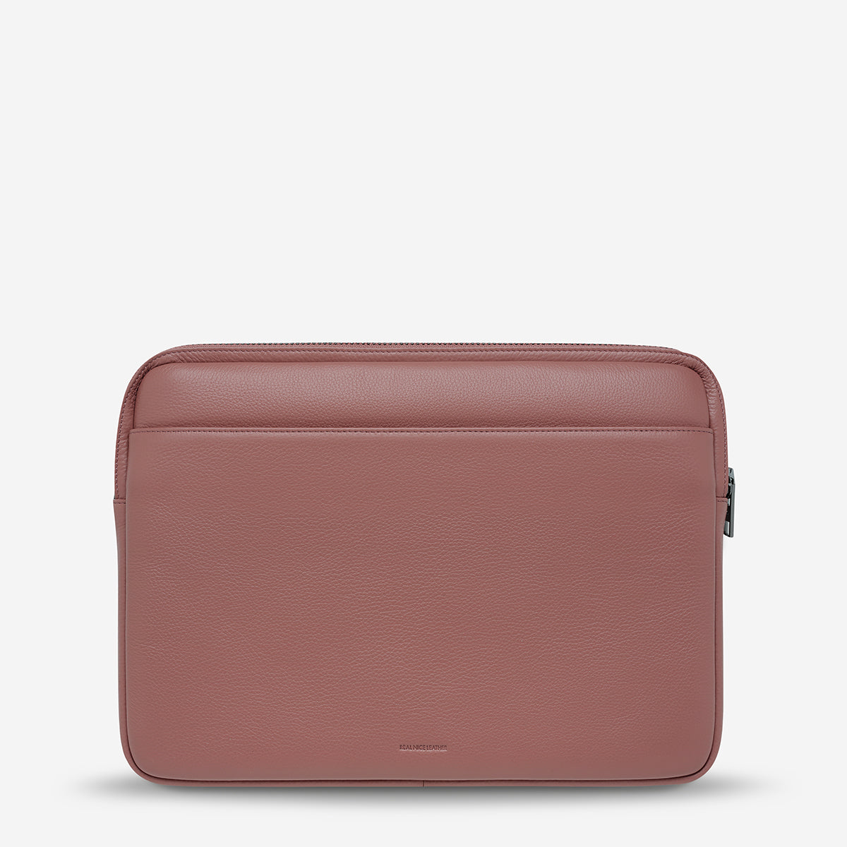 STATUS ANXIETY Before I Leave Laptop Case dusty rose