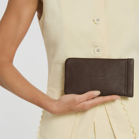 STATUS ANXIETY Keepsake Sunglasses Pouch cocoa