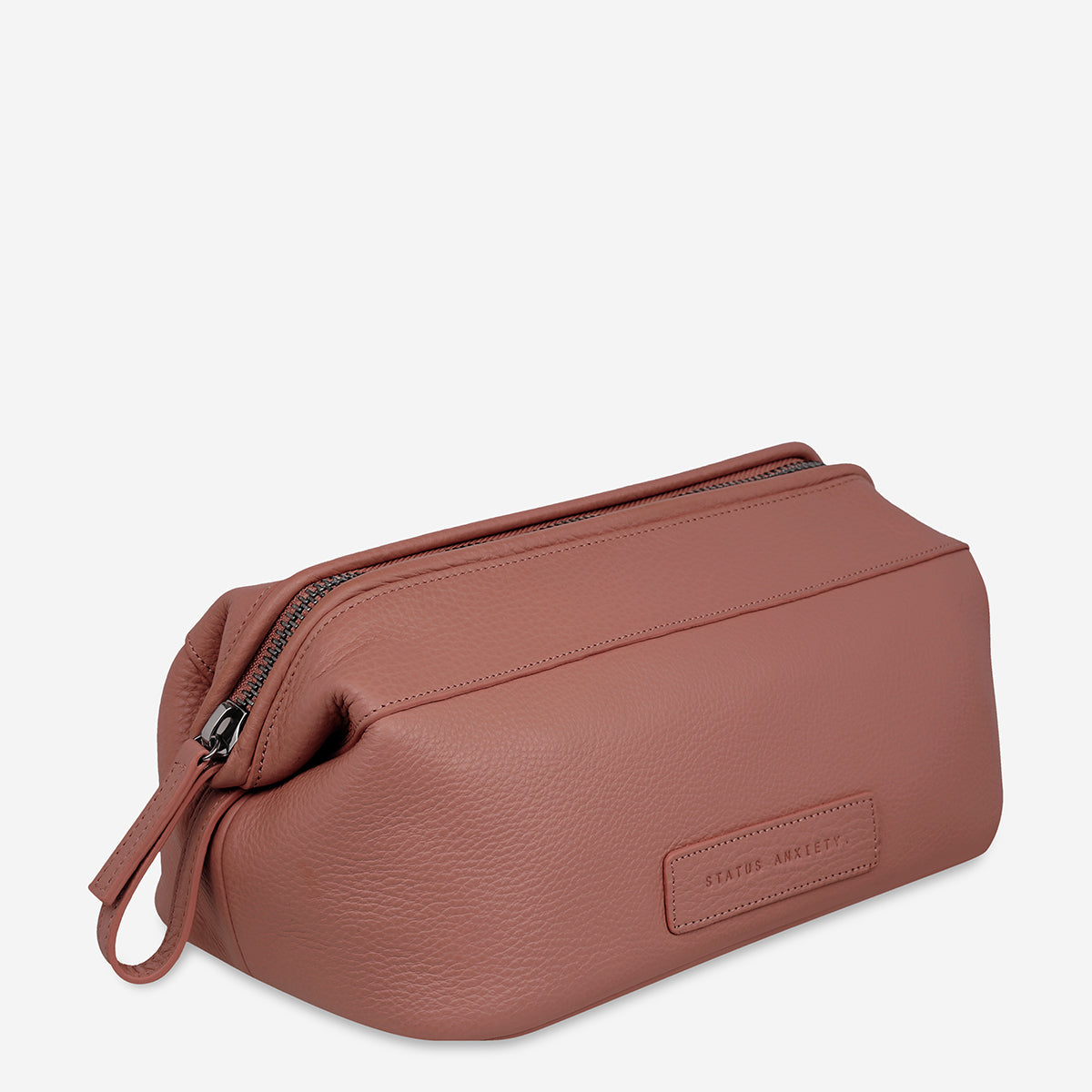 STATUS ANXIETY Liability Toiletries Bag dusty rose