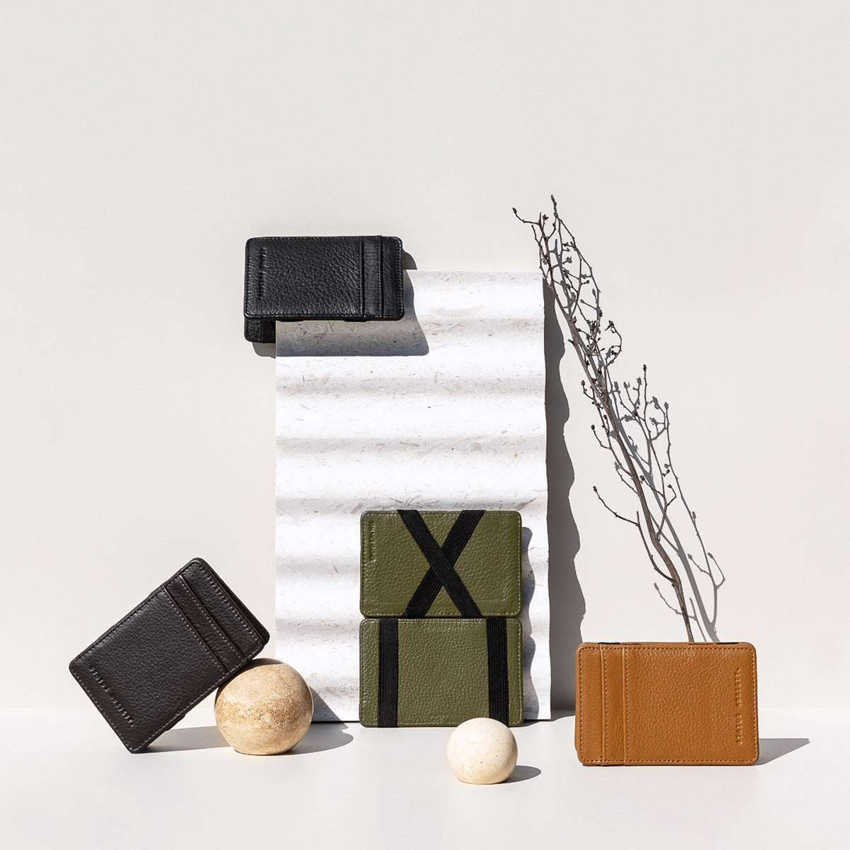 STATUS ANXIETY Flip Wallet black