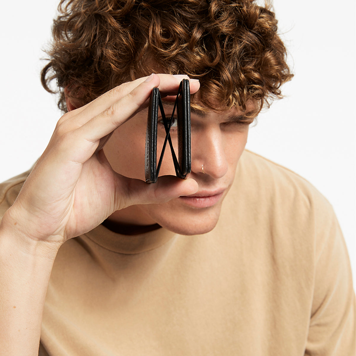 STATUS ANXIETY Flip Wallet black