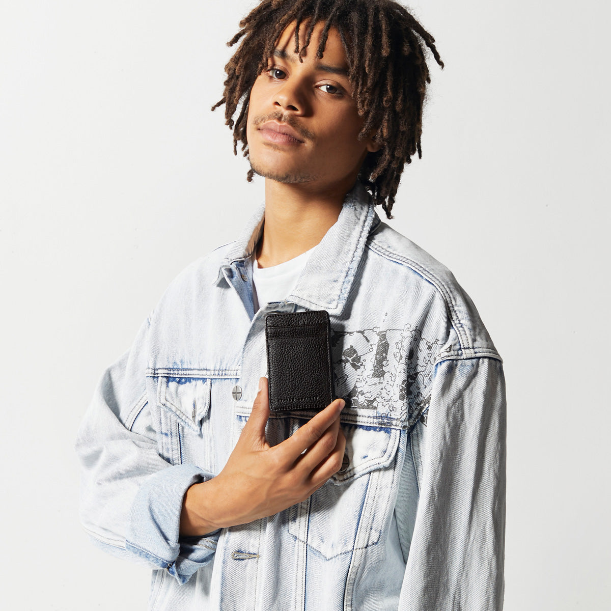 STATUS ANXIETY Flip Wallet black