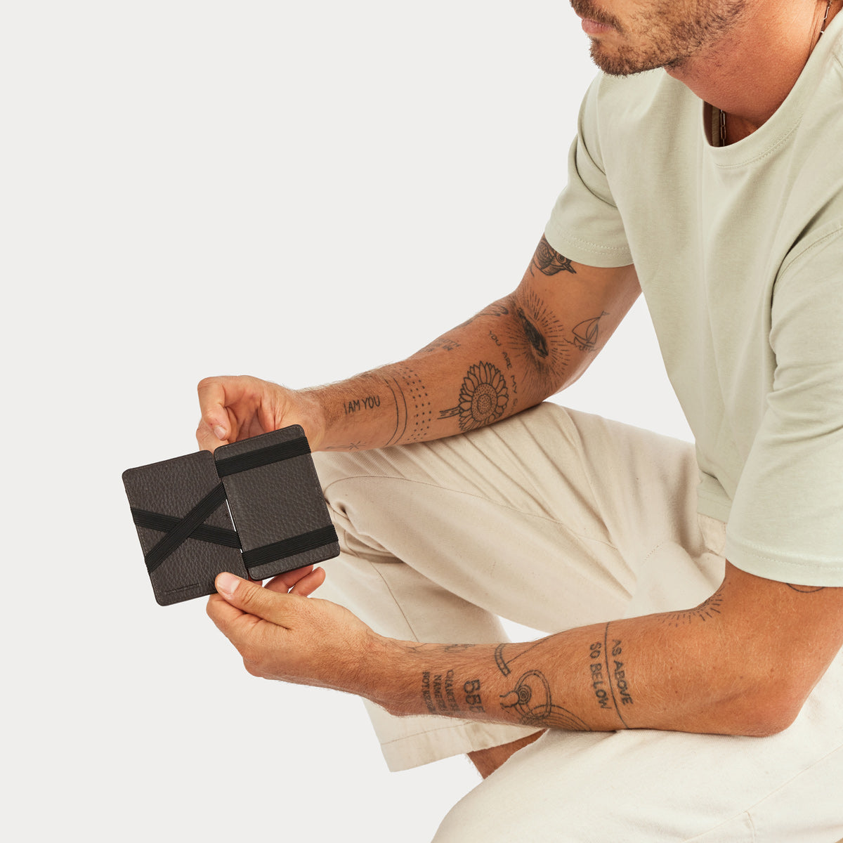 STATUS ANXIETY Flip Wallet chocolate