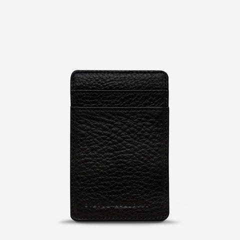 STATUS ANXIETY Flip Wallet black