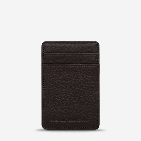 STATUS ANXIETY Flip Wallet chocolate