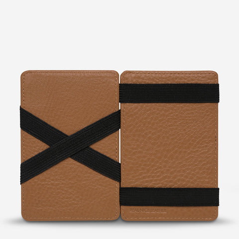 STATUS ANXIETY Flip Wallet tan