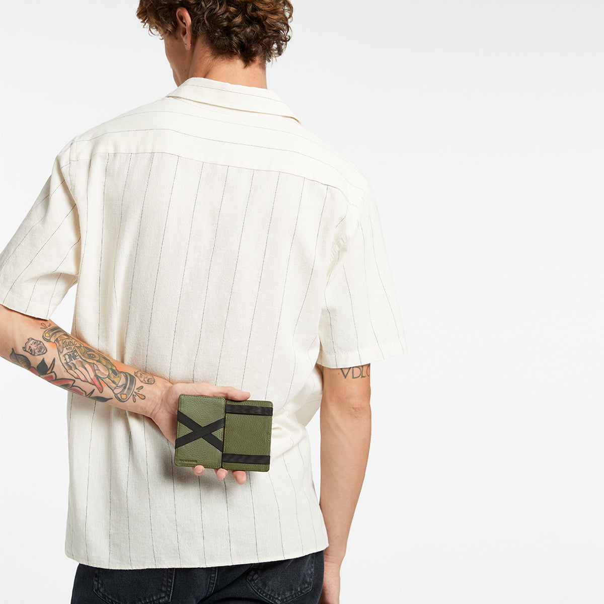 STATUS ANXIETY Flip Wallet khaki