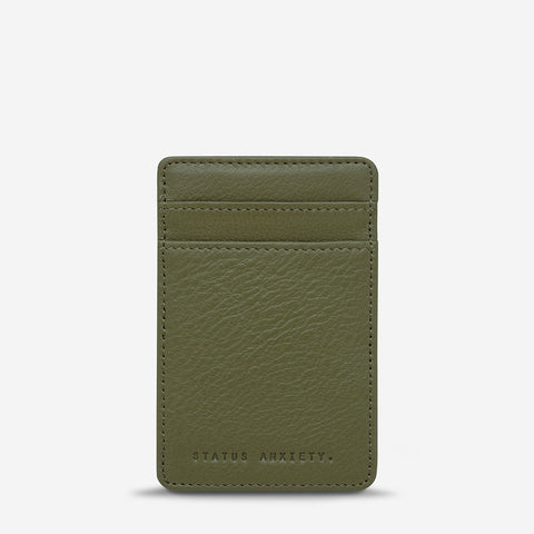 STATUS ANXIETY Flip Wallet khaki