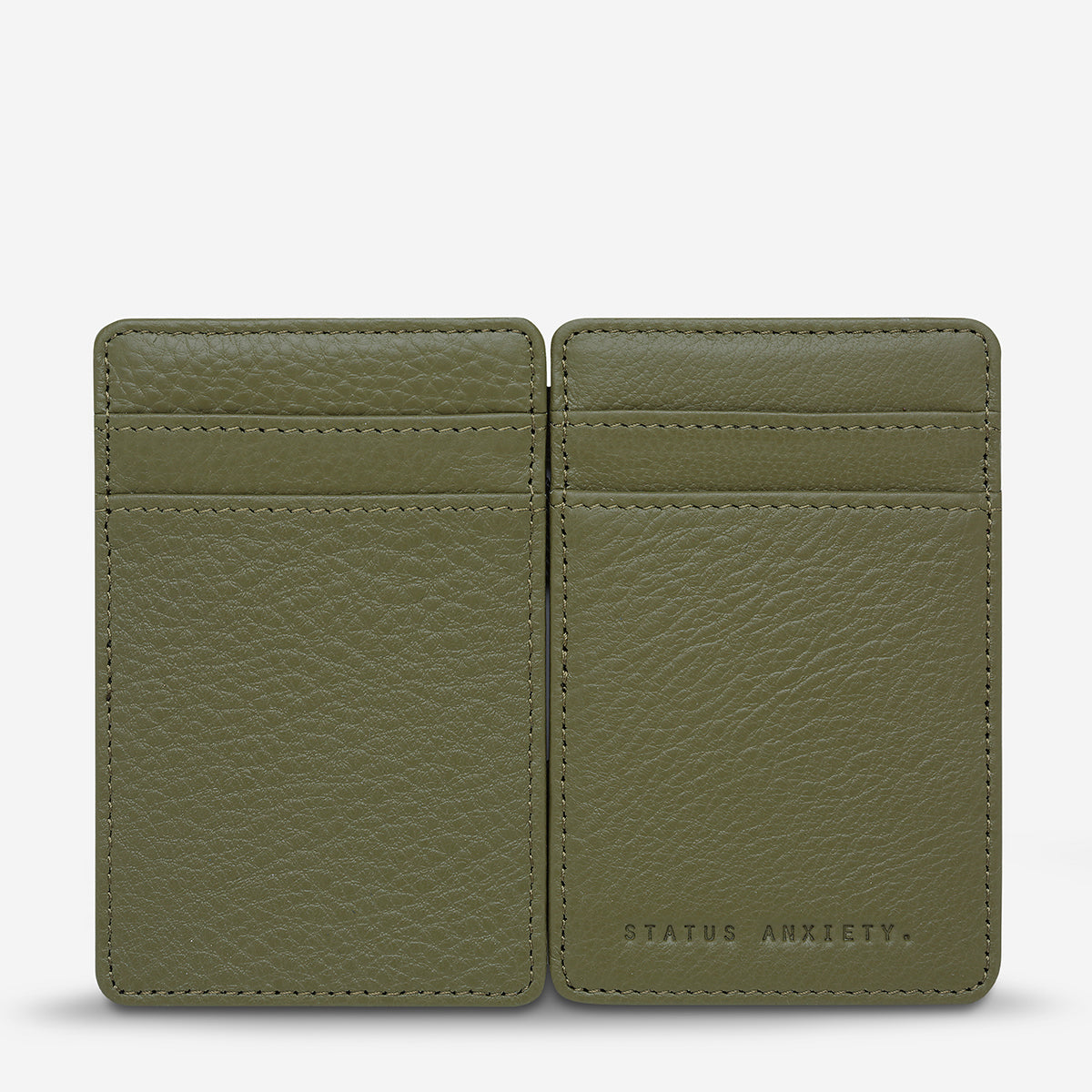 STATUS ANXIETY Flip Wallet khaki