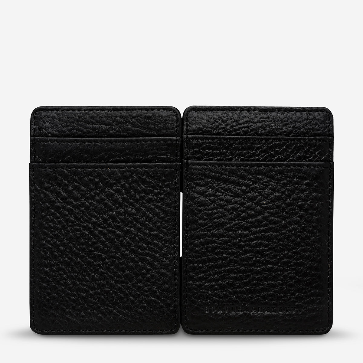 STATUS ANXIETY Flip Wallet black