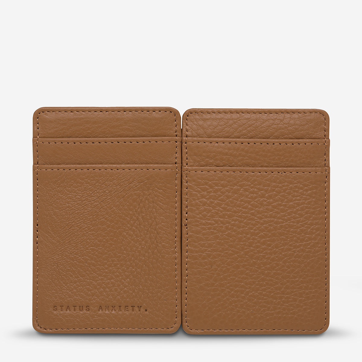 STATUS ANXIETY Flip Wallet tan