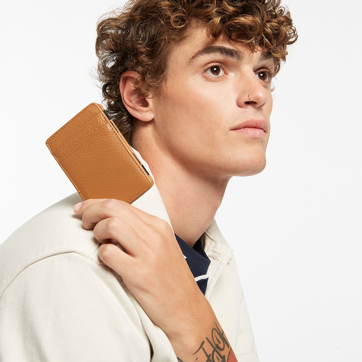 STATUS ANXIETY Flip Wallet tan