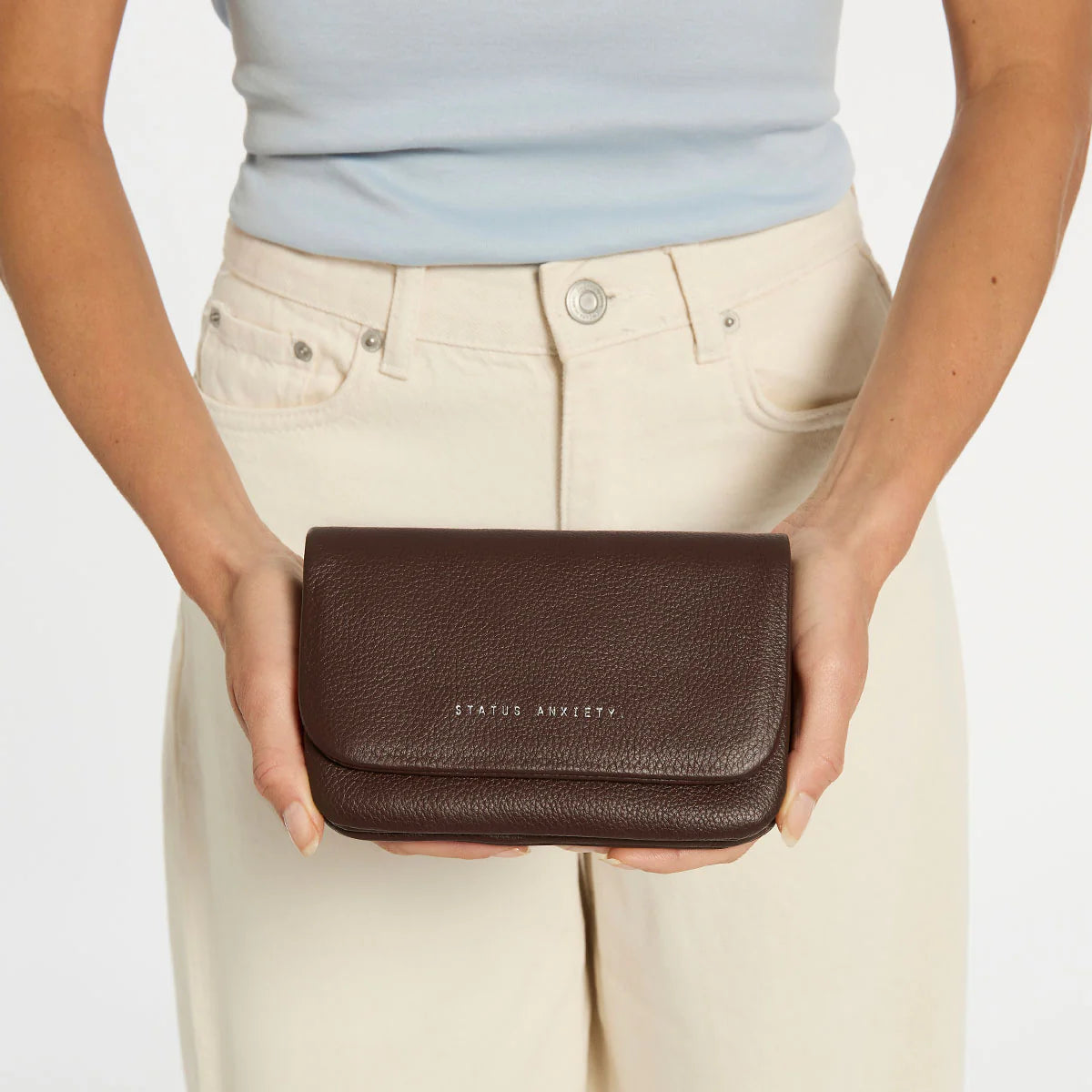 STATUS ANXIETY Impermanent Wallet cocoa