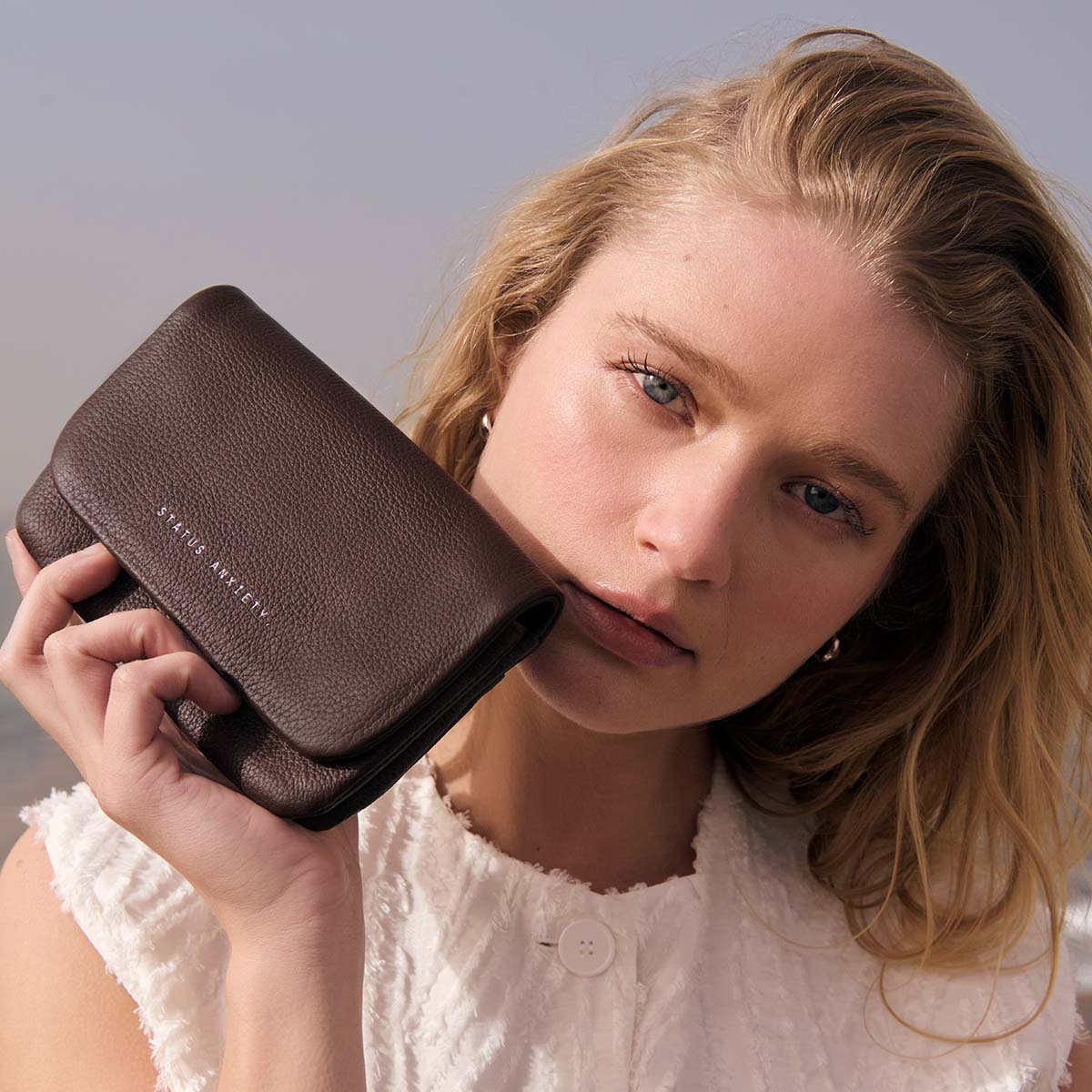 STATUS ANXIETY Impermanent Wallet cocoa