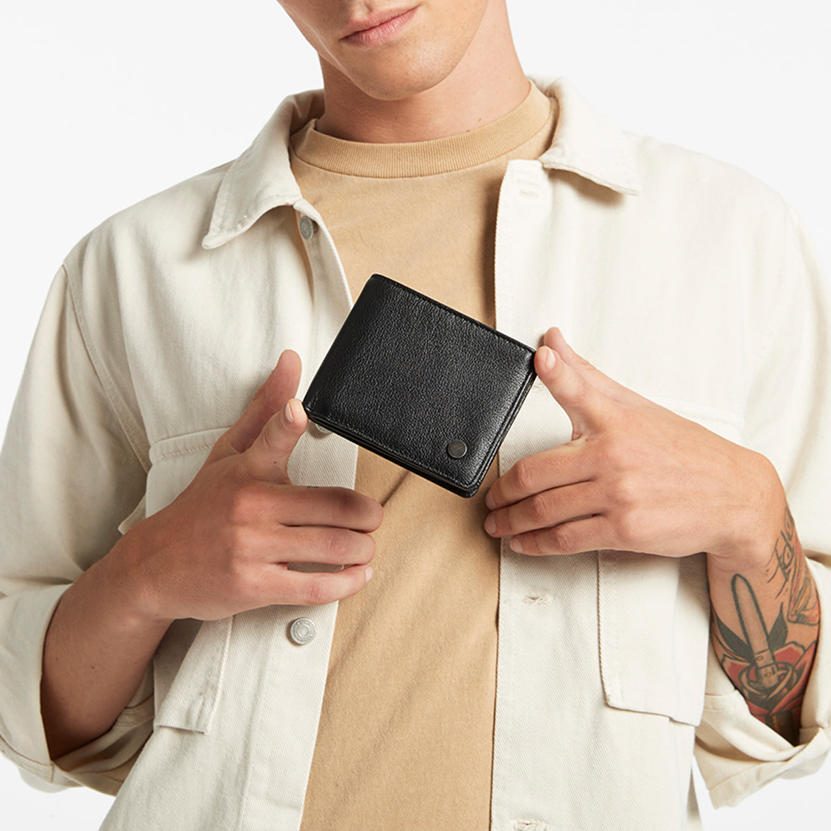 STATUS ANXIETY Leonard Wallet black