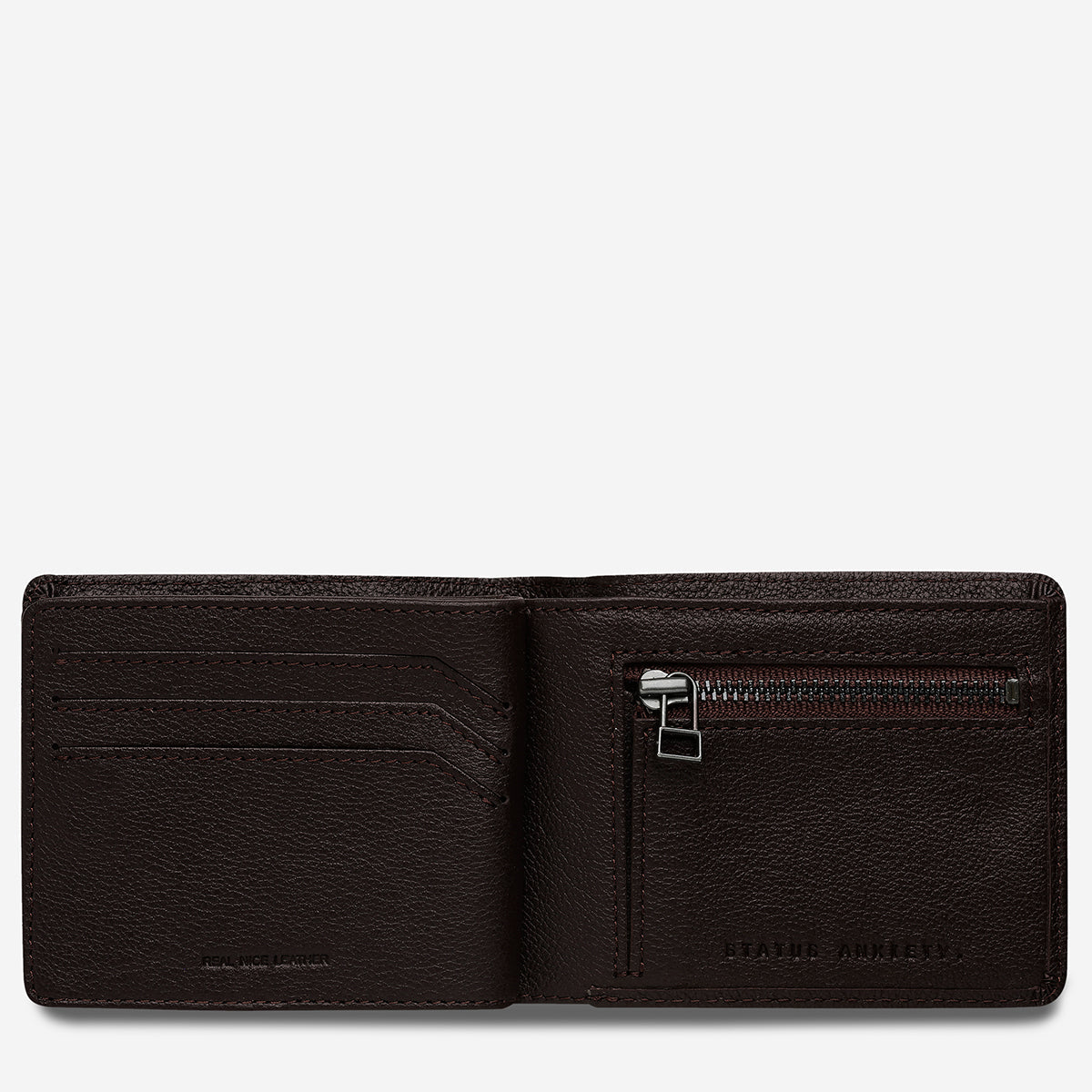 STATUS ANXIETY Leonard Wallet chocolate