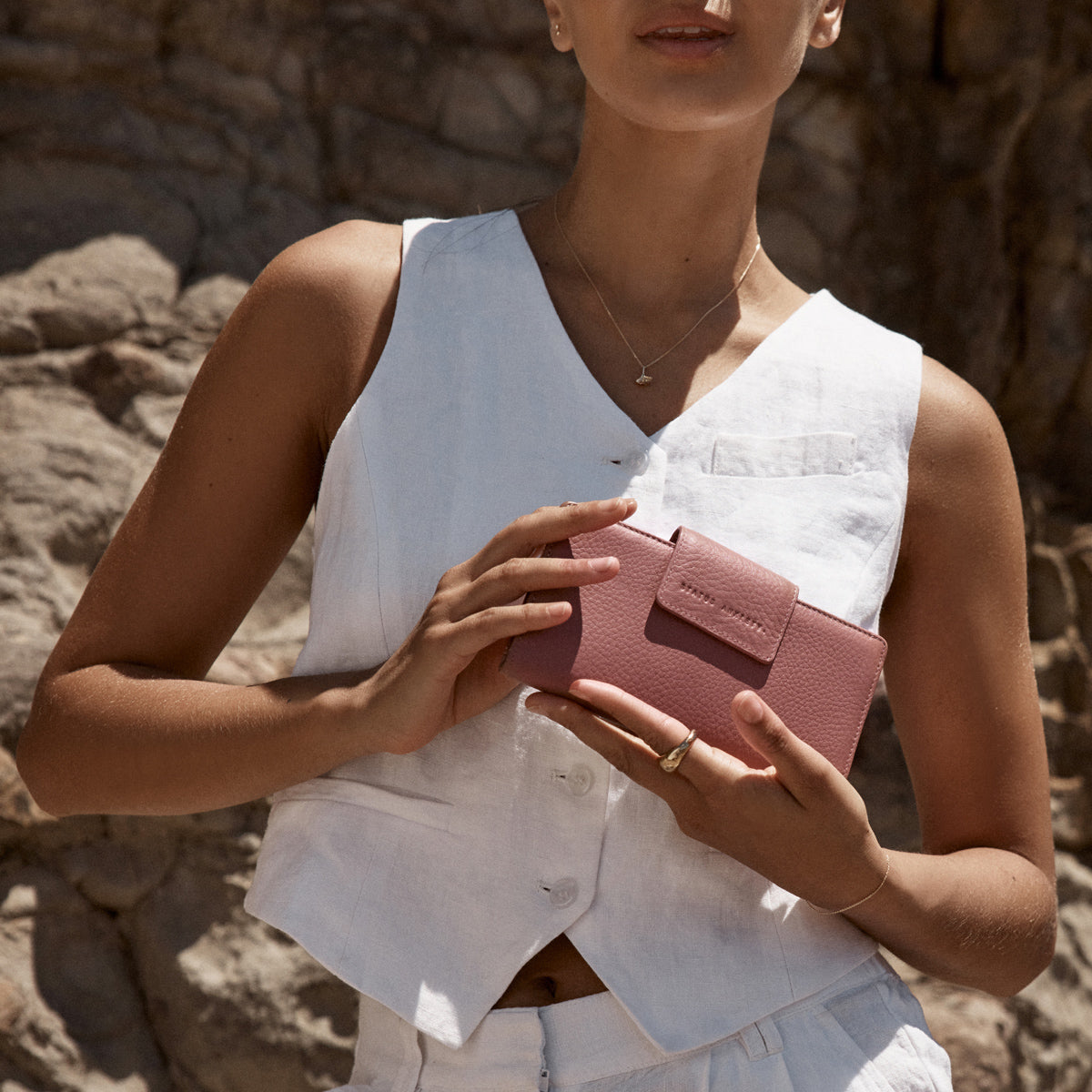 STATUS ANXIETY Ruins Wallet dusty rose