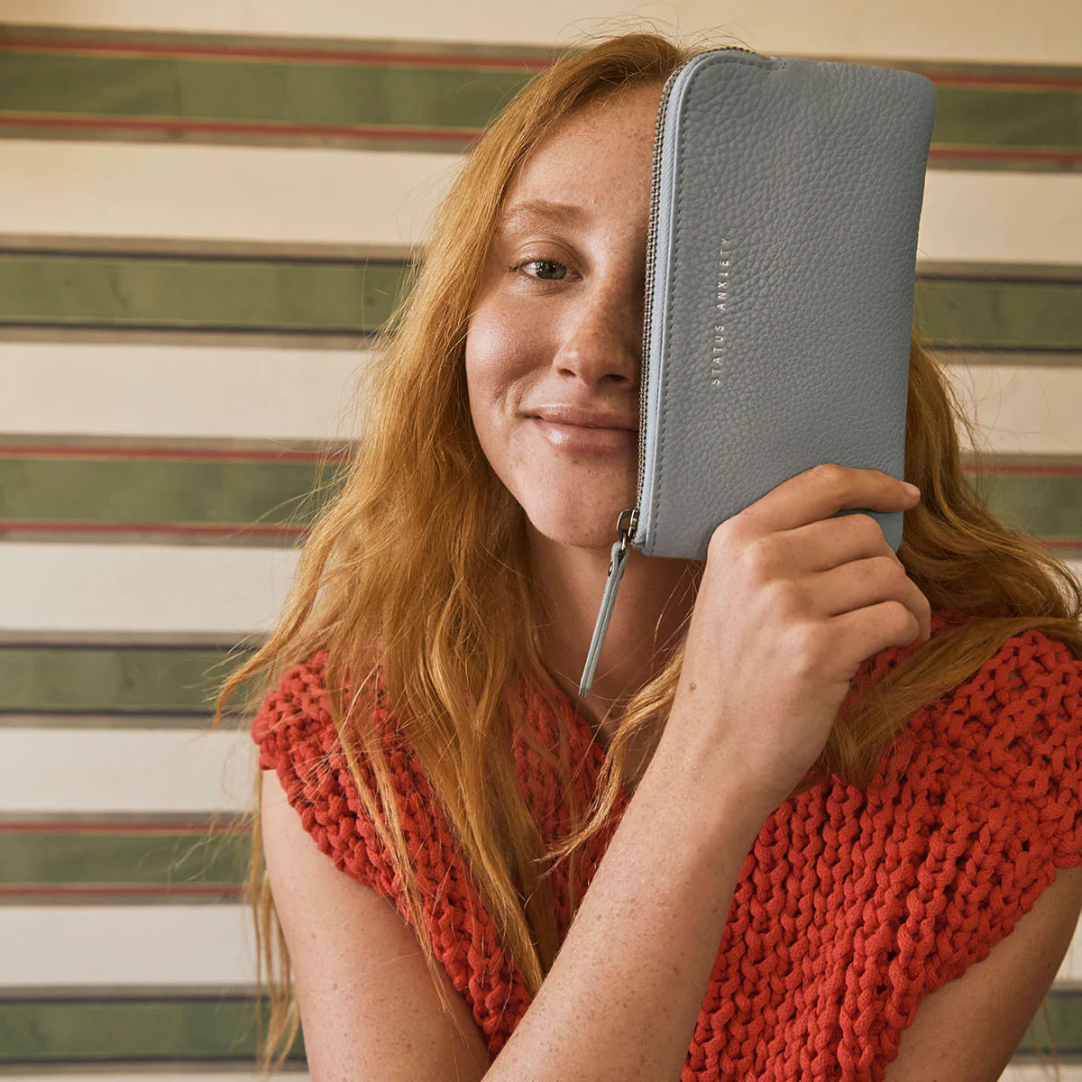 STATUS ANXIETY Smoke And Mirrors Wallet powder blue