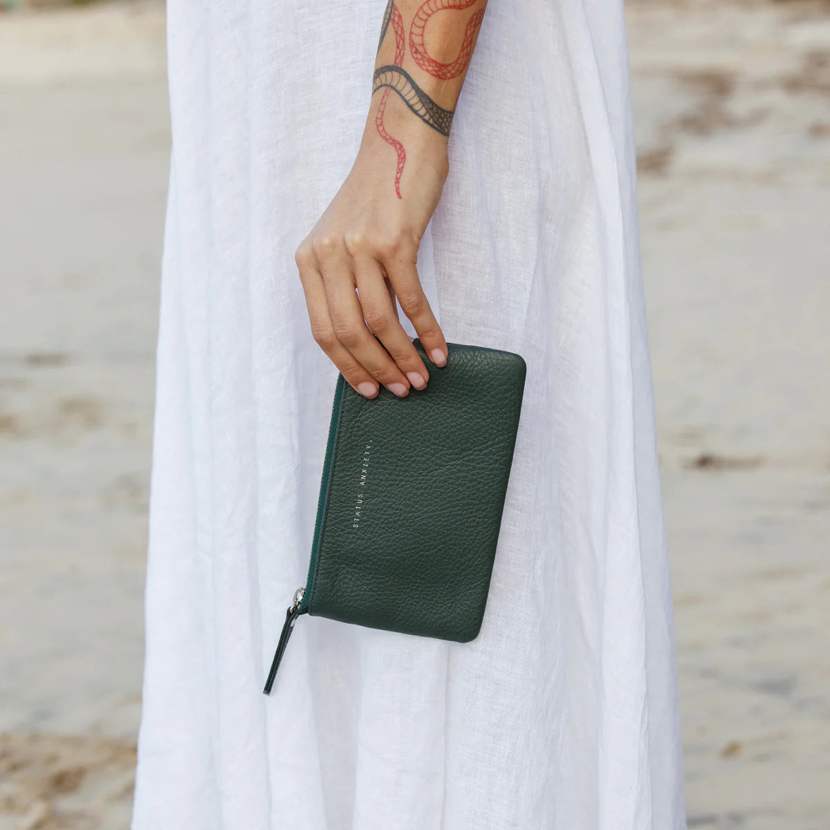 STATUS ANXIETY Smoke and Mirrors Teal