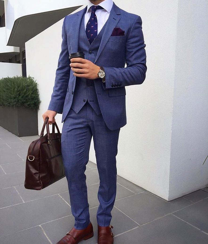 OTAA Navy Flamingo Tie Set