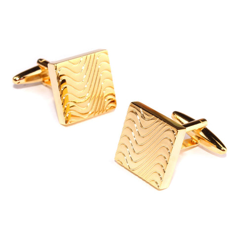 OTAA Wave Cufflinks gold