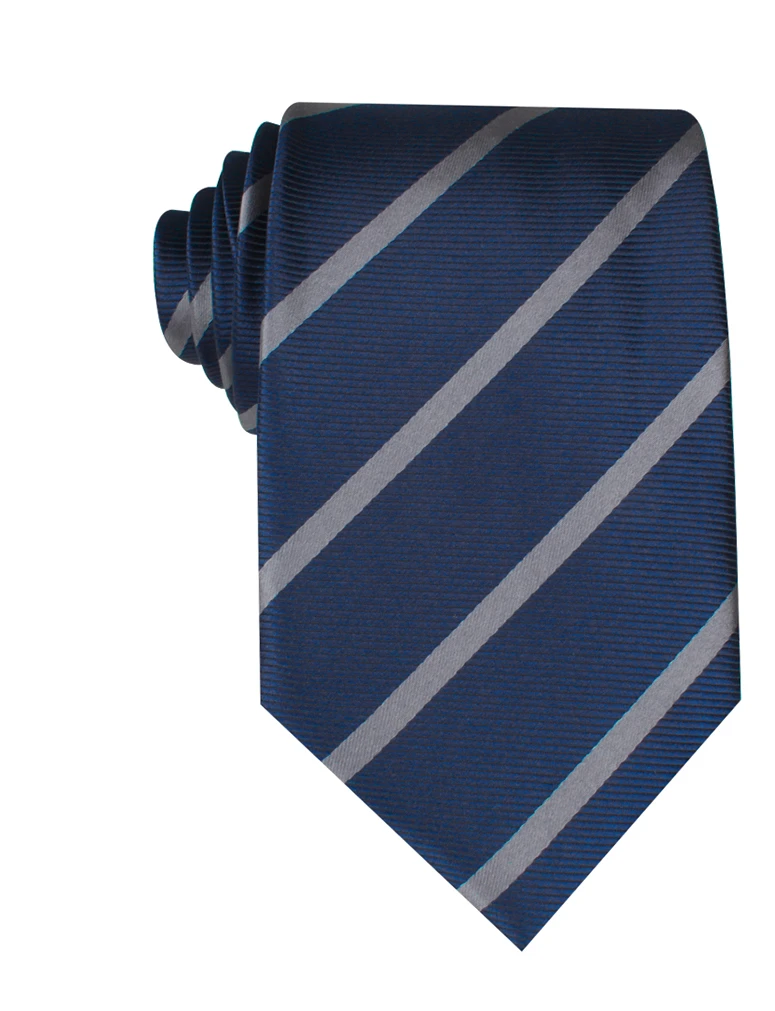OTAA Charcoal Grey Striped Tie Set