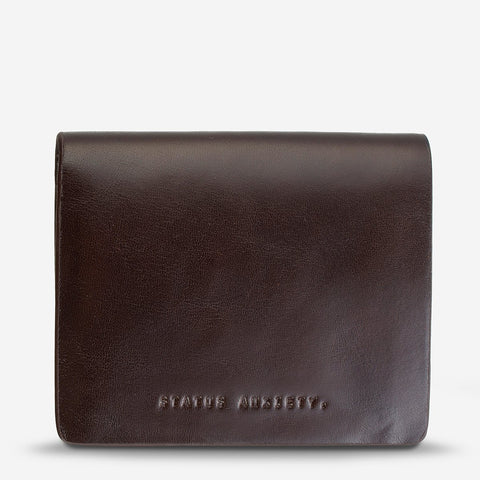 STATUS ANXIETY Nathaniel Wallet chocolate