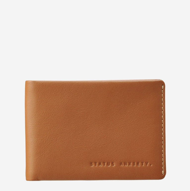STATUS ANXIETY Otis Wallet camel