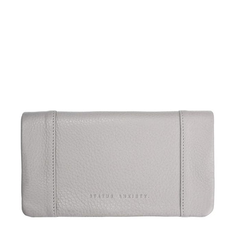 STATUS ANXIETY Some Type of Love Wallet Light Grey