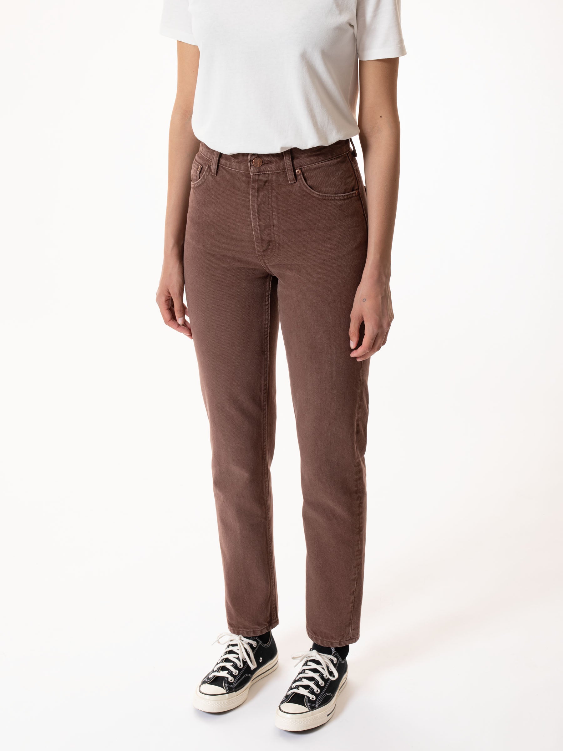 NUDIE JEANS Breezy Britt washed cinnamon