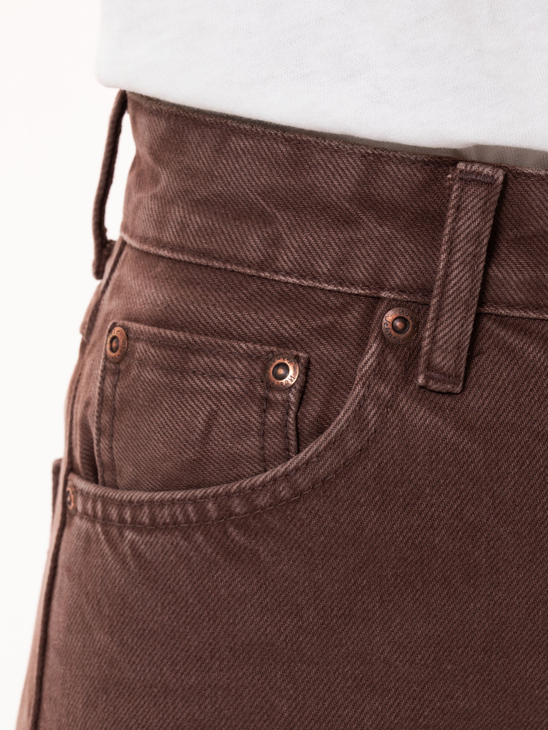 NUDIE JEANS Breezy Britt washed cinnamon