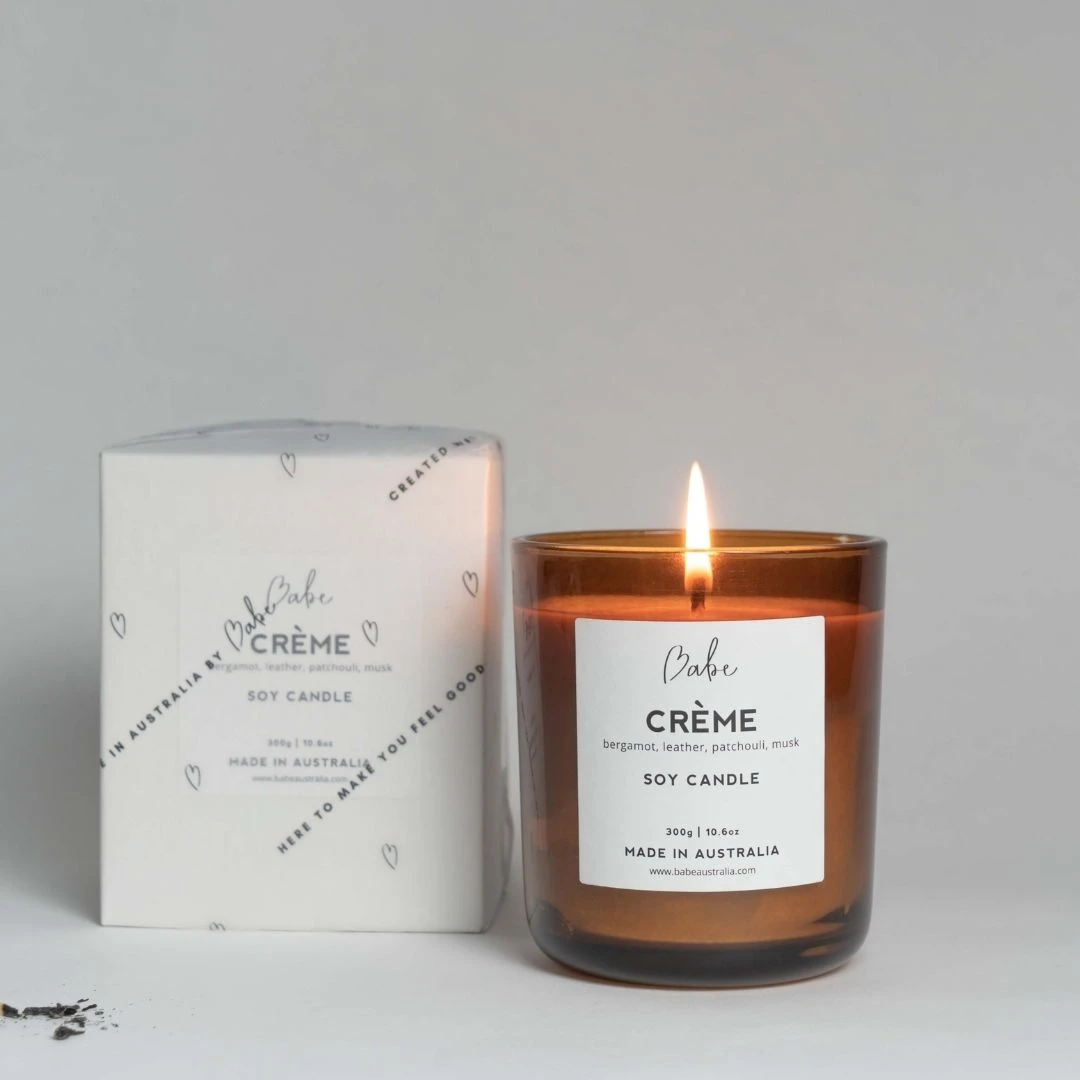 BABE Luxury Soy Candle creme