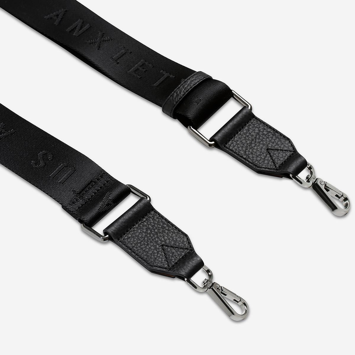 STATUS ANXIETY Webbed Strap Medium - black