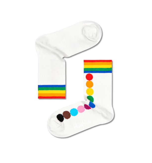 HAPPY SOCKS Kids Pride Dot Sock