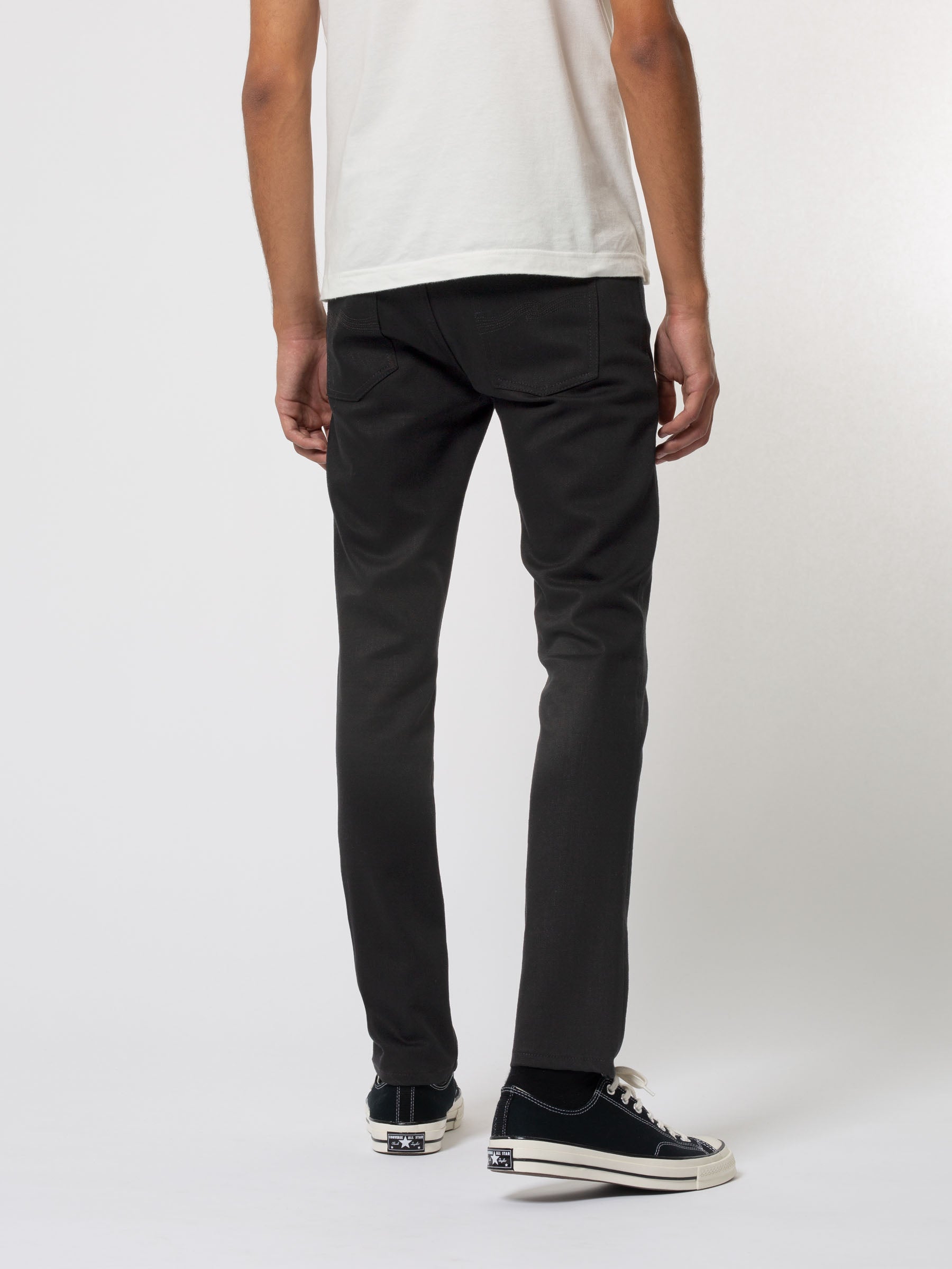 NUDIE JEANS Lean Dean dry everblack