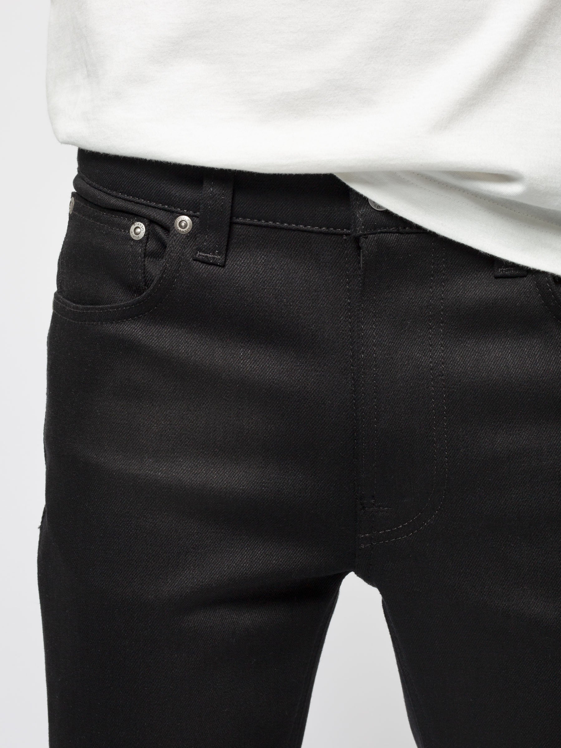 NUDIE JEANS Lean Dean dry everblack