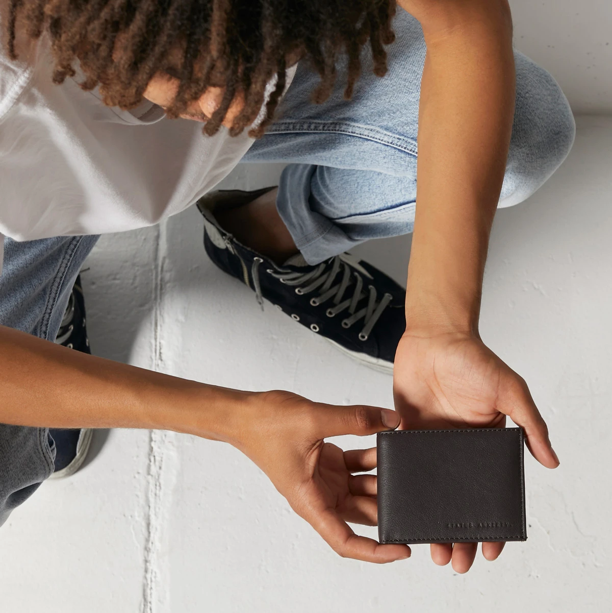 STATUS ANXIETY Noah Wallet chocolate